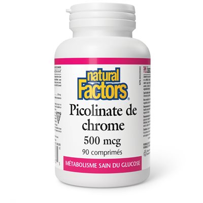 Natural Factors Chromium Picolinate 500 mcg 90 Tablets