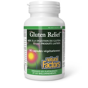 Natural Factors Gluten Relief® 90 Vegetarian Capsules