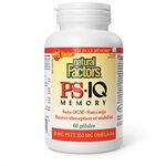 Natural Factors PS•IQ Memory PS 25 mg • Omega-3-6 350 mg   60 gélules