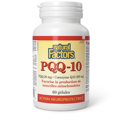 Natural Factors PQQ-10 PQQ 20 mg · Coenzyme Q10 200 mg 60 Softgels