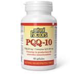 Natural Factors PQQ-10  PQQ 20 mg · Coenzyme Q10 200 mg  60 Softgels