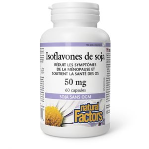 Natural Factors Isoflavones de soja 50 mg 60 capsules