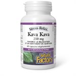 Natural Factors Kava Kava  250 mg  60 capsules végétariennes