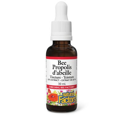 Natural Factors Propolis d’abeille Extrait de 65 % 30 mL liquide