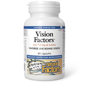 Natural Factors Vision Factors(MD) avec 7,5 mg de lutéine 7,5 mg 60 capsules