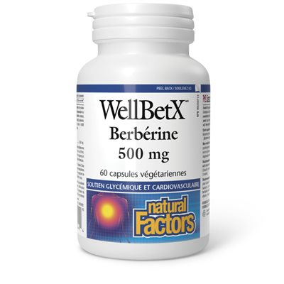 Natural Factors Berbérine 500 mg 60 capsules végétariennes