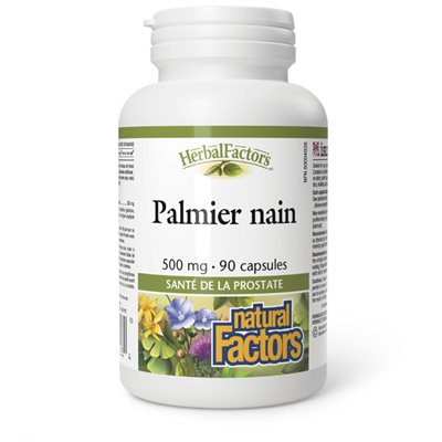 Natural Factors Palmier nain 500 mg 90 capsules