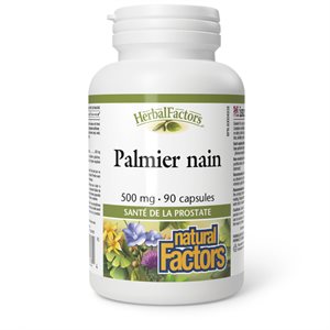 Natural Factors Saw Palmetto 500 mg 90 Capsules