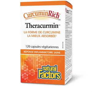 Natural Factors Theracurmin CurcuminRich 30 mg 120 Vegetarian Capsules