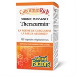 Natural Factors Theracurmin  Double puissance   60 mg  120 capsules végétariennes