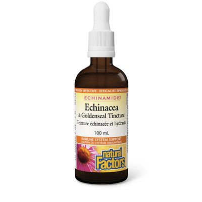 Natural Factors Echinacea & Goldenseal 100 mL Tincture