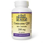 Natural Factors Coenzyme Q10  100% Natural   200 mg  60 Softgels