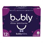 Bubly Sparkling Water Blackberry 12x355ml