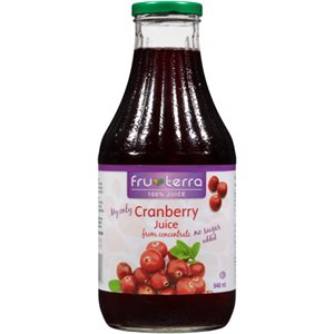 Fru-Terra 100% Juice Cranberry Juice 946 ml 