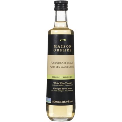 Maison Orphée Vinaigre de Vin Blanc 500 ml