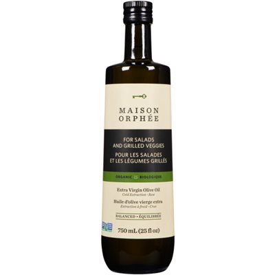 Maison Orphee Organic Extra Virgin Olive Oil Balanced 750 ml 