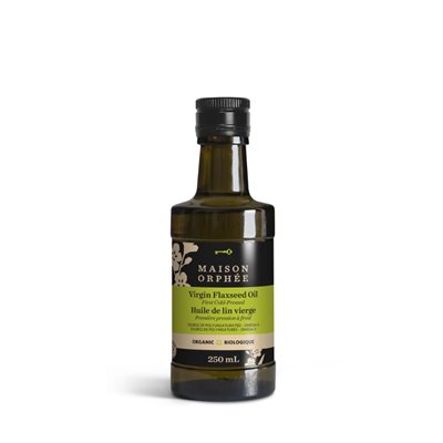 Maison Orphee Organic Virgin Flaxseed Oil 250 Ml