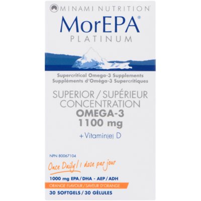 MorEPA Platinum Oméga-3 1100Â mg - Gélules MorEPA Platinum Oméga-3 1100Â mg - Gélules
