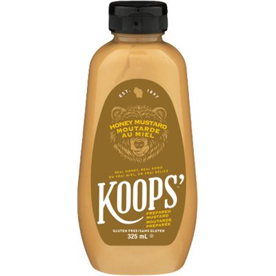 Koops Organic Honey Mustard 325ml