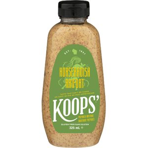 Koops Organic Horseradish Mustard 325ml