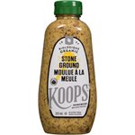 Koops Organic Mustard   Stone Ground 325ml