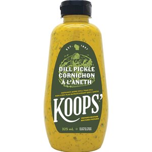 Koops' Organic Dill Pickle Mustard 325Ml