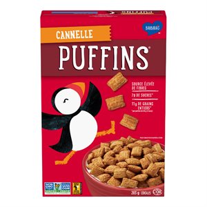 Barbara's Céréales Puffins Cannelle 283G