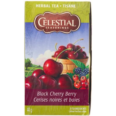 Celestial Seasonings Tisane Cerises noir et Baies