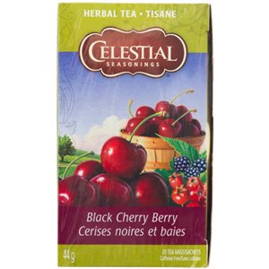 Celestial Seasonings Black cherry and berry herbal tea 20 Sachets