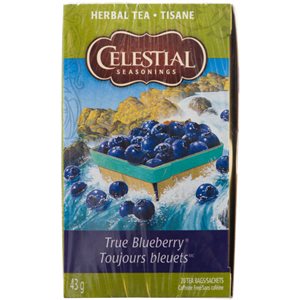 Celestial Seasonings Always Blueberry Herbal tea 20 Sachets