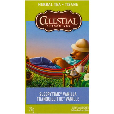 Celestial Seasonings Sleepytime Vanilla Herbal Tea 20 Sachets