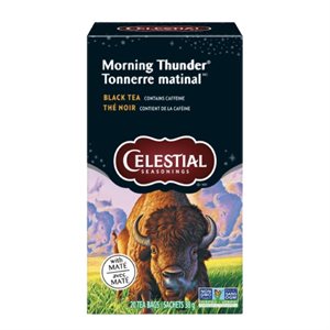 Celestial Seasonings Black Tea Morning Thunder 6X20Sachets