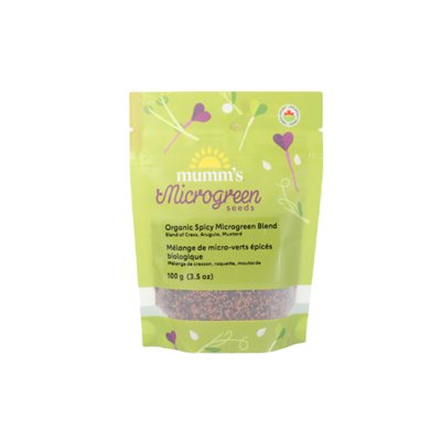 Mumms Organic Spicy Microgreen Blend 100 g