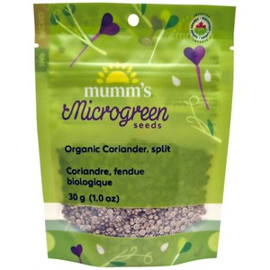 Mumm's Organic Split Coriander seeds 30g