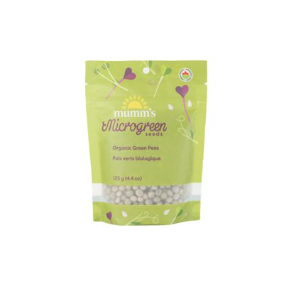 Mumms Organic Green Peas 125 g 