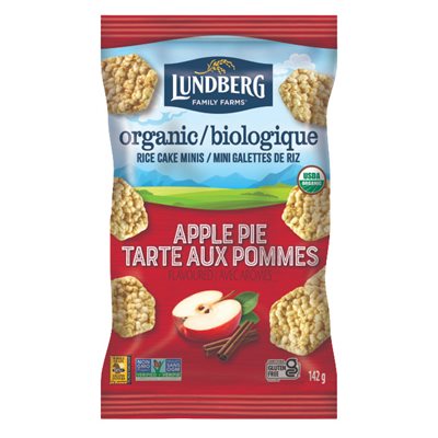 Lundberg Mini galettes de riz tarte aux pommes bio