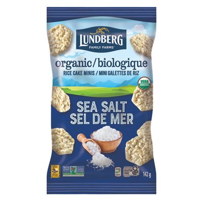 Lundberg Mini galettes de riz sel de mer bio