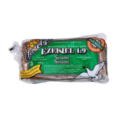 Food For Life Organic Ezekiel 4 9 Sprouted Sesame Bread 680g