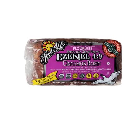 Food For Life Pain Ezekiel Raisins / Cannelle Bio