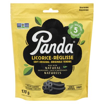 Panda Candy Soft Licorice-Original 170 g