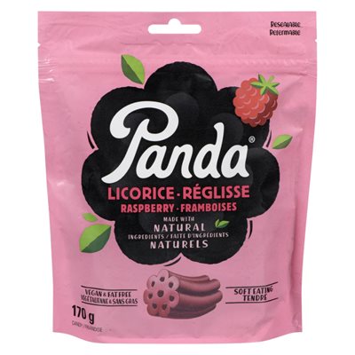 Panda Candy Raspberry Licorice 170 g 