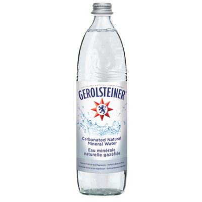 Gerolsteiner Carbonated Natural Mineral Water 750 ml 