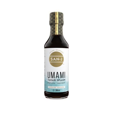 San-J Sauce Tamari Splash Umami saveur robuste