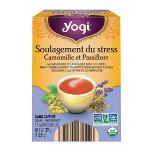 Yogi Tisane Soulagement du Stress Camomille Passiflore 29g