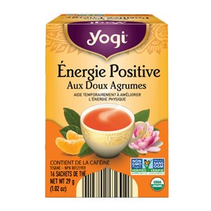 Yogi Tisane Biologique énergie positive 32g