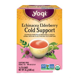 Yogi Echinacea & Elderberry Cold Support Tea 24g