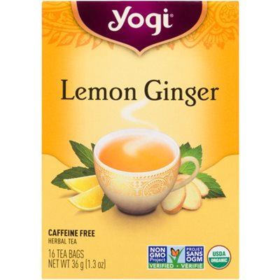 TISANE BIOLOGIQUE CITRON ET GINGEMBRE