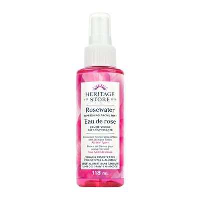 Heritage Store Brume faciale à l'eau de rose 