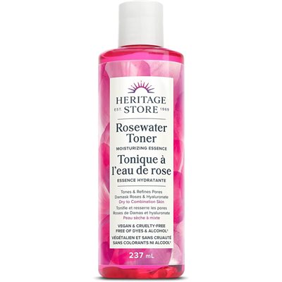 Heritage Store - Essence hydratante à l'eau de rose Tonifie