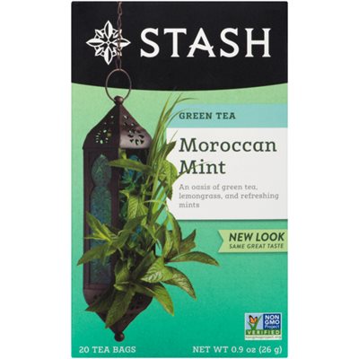 Stash Thé Vert Menthe Marocaine 20 Sachets 26 g